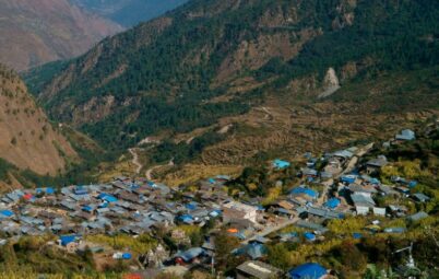 Gatlang Village in Tamang Heritage Trekking