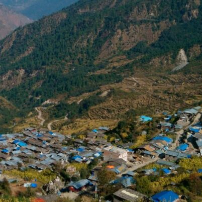 Gatlang Village in Tamang Heritage Trekking