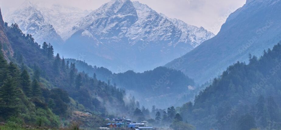 Village in Manaslu Circuit Trek