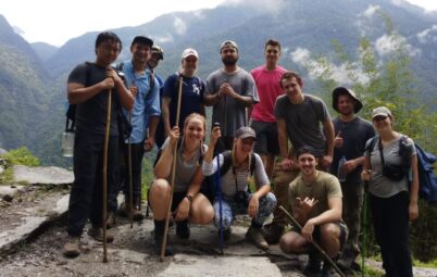 Trekkers in Nepal